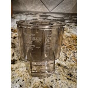 Cuisinart DLC-10E Chute Pusher Assembly  Amber Food Processor Part Genuine OEM